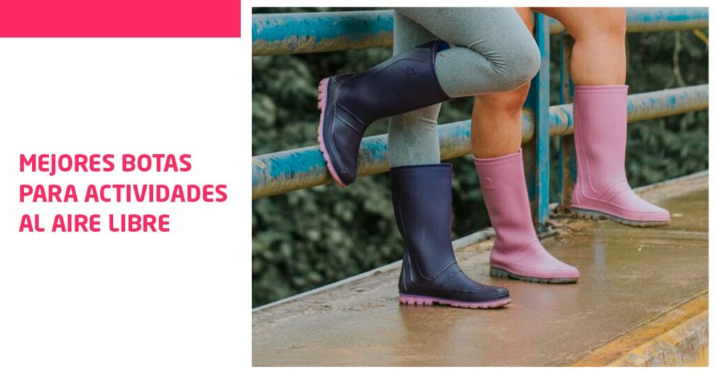 Botas impermeables para actividades al aire libre