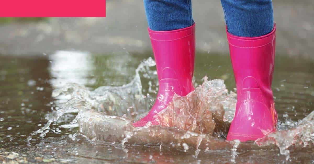 Jugar en la lluvia: las mejores botas para disfrutar sin preocuparte por los charcos