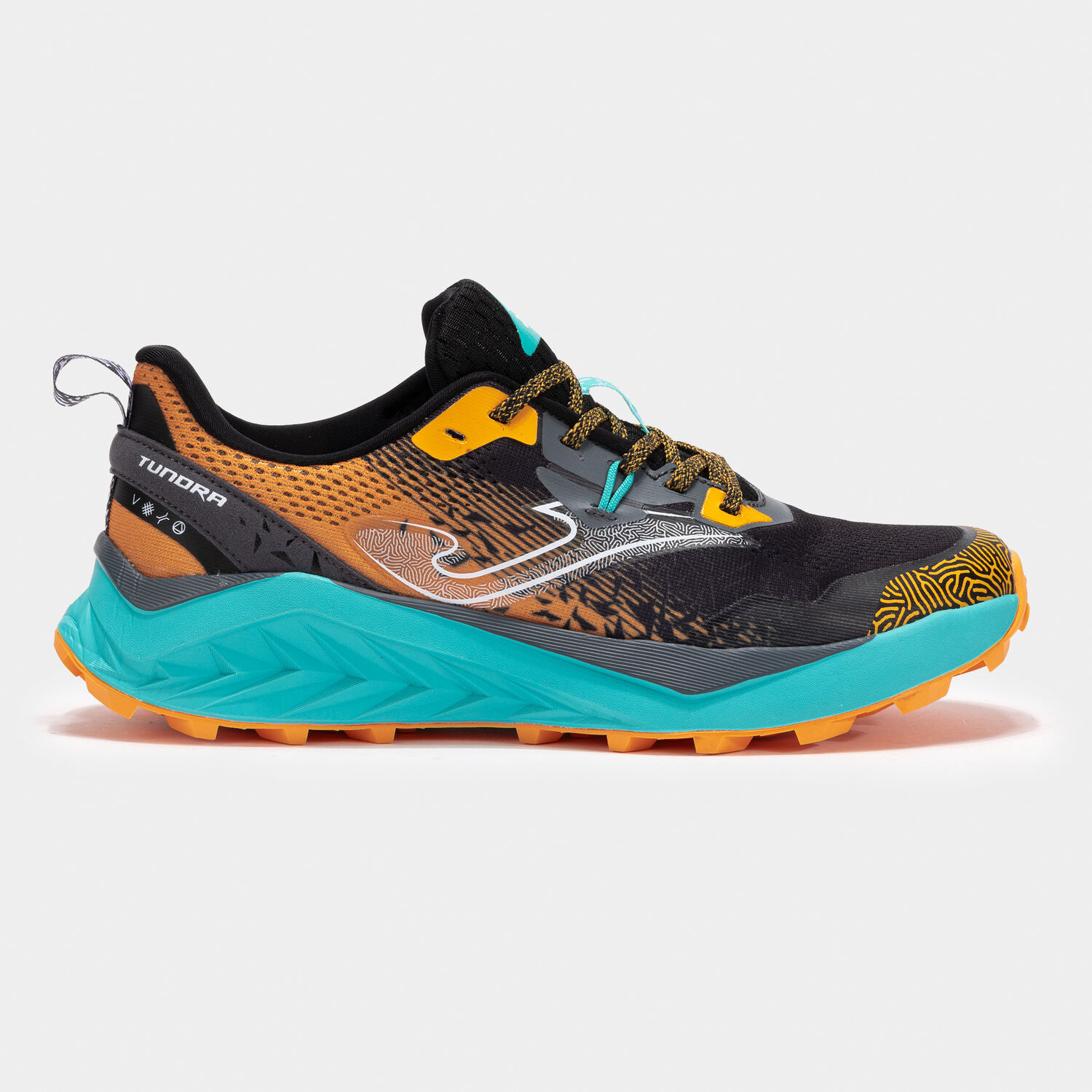 Zapatillas Trail Running Tundra Men 2516 Negro Naranja - VENUS Perú